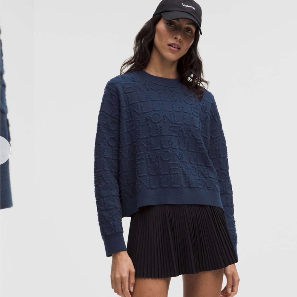 Lululemon Cotton-Blend Jacquard Crewneck Sweater